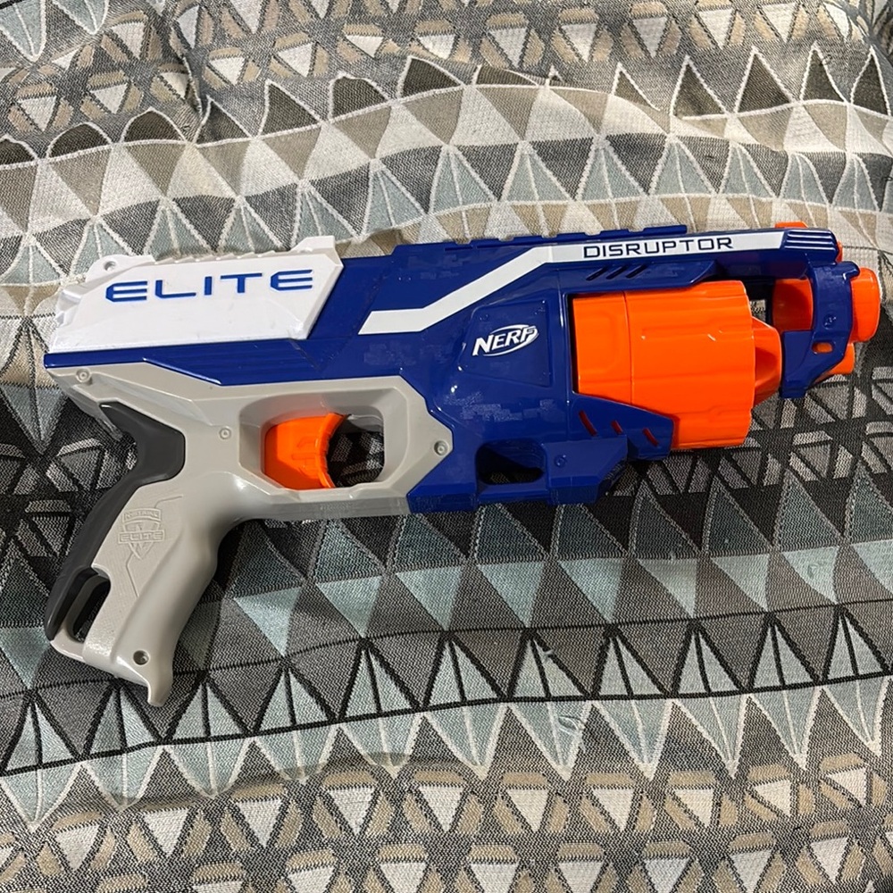Nerf Blue and Orange Action Figure Playset